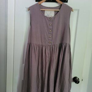 Notperfectlinen midi linen dress